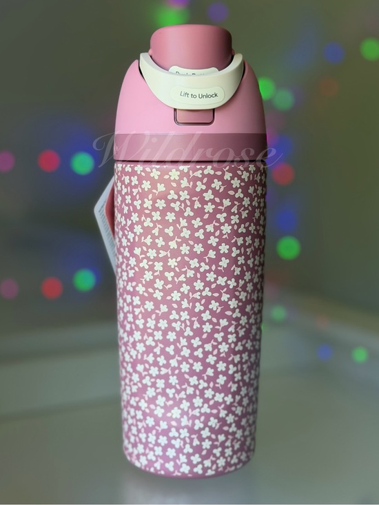 owala Other - Owala ITTY BITTY BOUQUET 16 oz Cat & Jack kid FreeSip Water Bottle  Pink Flowers